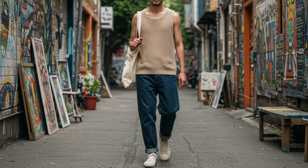 Men’s baggy jorts outfit ideas for summer 2025 featuring laid-back, stylish combinations with oversized tees, graphic shirts, hoodies, and streetwear accessories — perfect for casual, cool, and comfortable warm-weather looks.